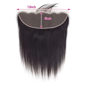 Straight 13x6 HD Lace Frontal Brazilian Human Hair Preplucked Transparent Lace Hd Lace Closure Human Hair