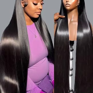 30 Inch 200 Density Frontal Wig For Black Women Brazilian Wigs Human